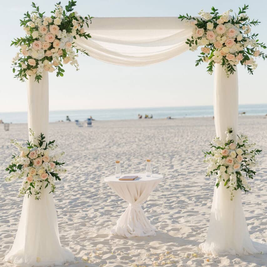 Wedding Hair & Makeup On-Location at Sandpearl Resort